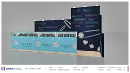10x20 Peninsula booth design by Exhibit-Rentals